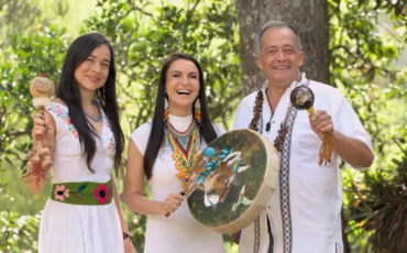 3 People smiling